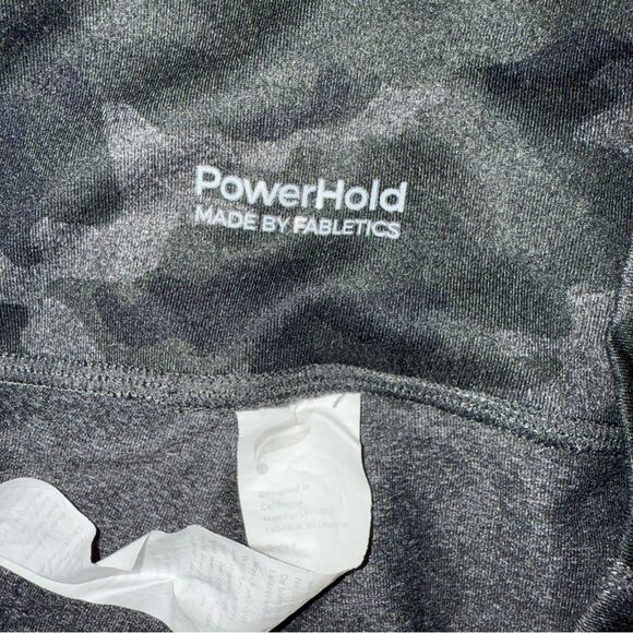 Fabletics Camouflage Leggings - Black Green and Gray Carbon Women’s Size Medium - Picture 3 of 7